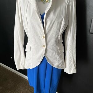 Summer White Blazer Medium